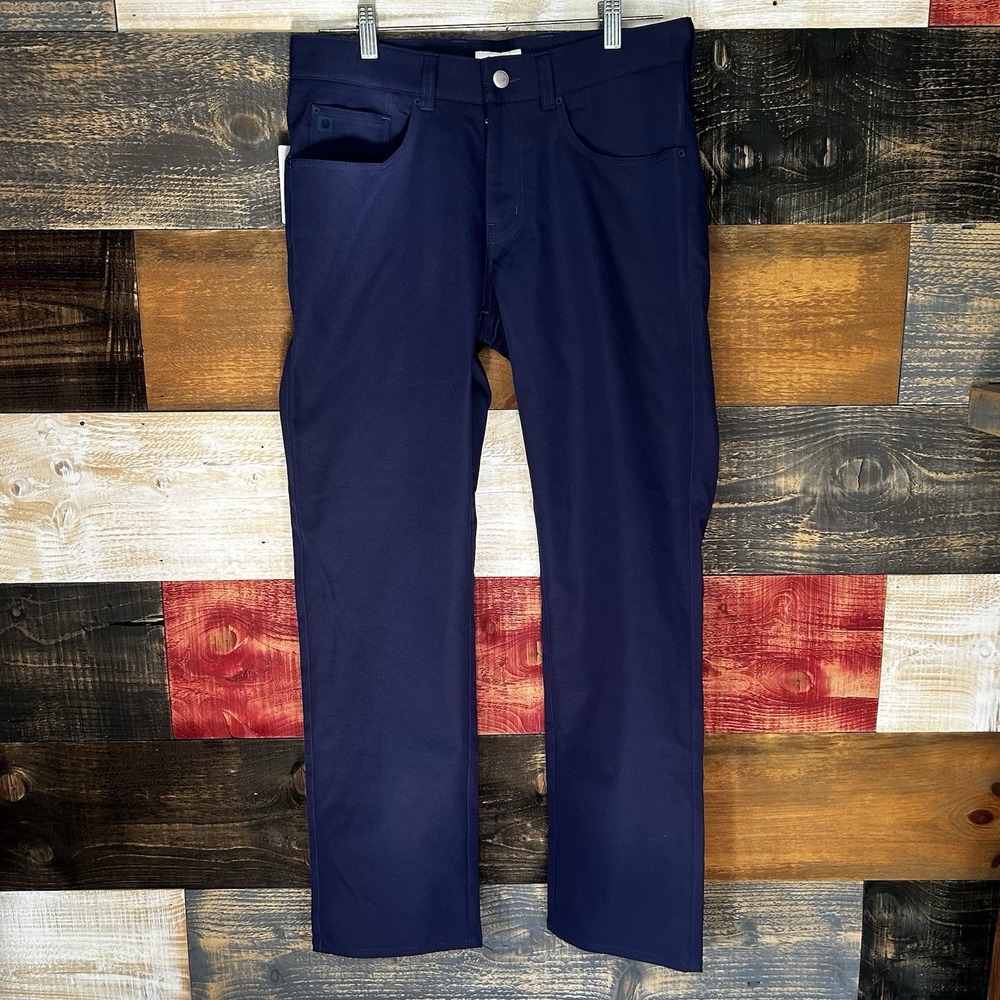 Peter Millar Mens 30-29 Crown Sport Performance 5 Pocket Pant Navy ME0EB66FB New